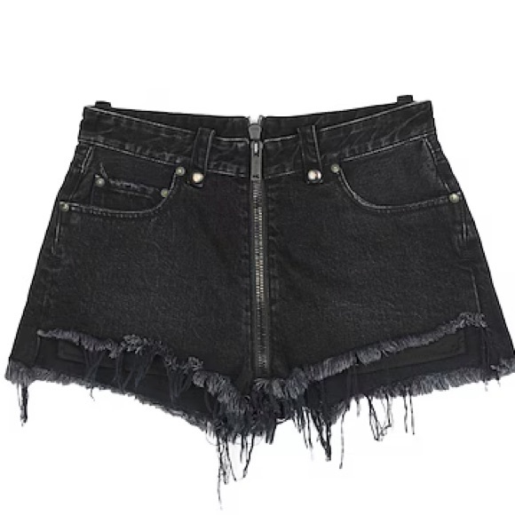 The unRavel Project X Ben Travertini Deconstructed Unique Zipper Jean Shorts - Picture 2 of 11